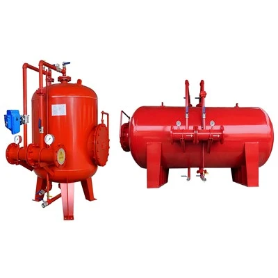 Rezervor de spumă verticală și orizontală pentru sistem automat de dozare a spumei