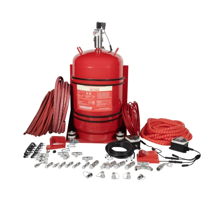 Detection Cable Mining Vehicle Fire Suppression System 35L 45L Reliable Automatic Protection factory